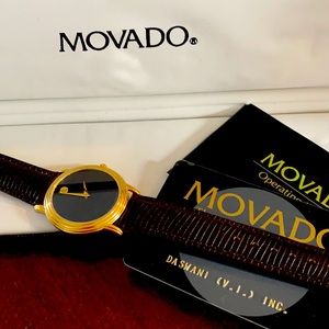 Movado men’s Museum Watch blk/gold